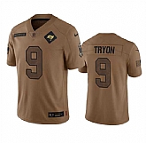 Men's Tampa Bay Buccaneers #9 Joe Tryon 2023 Brown Salute To Service Limited Jersey Dyin,baseball caps,new era cap wholesale,wholesale hats